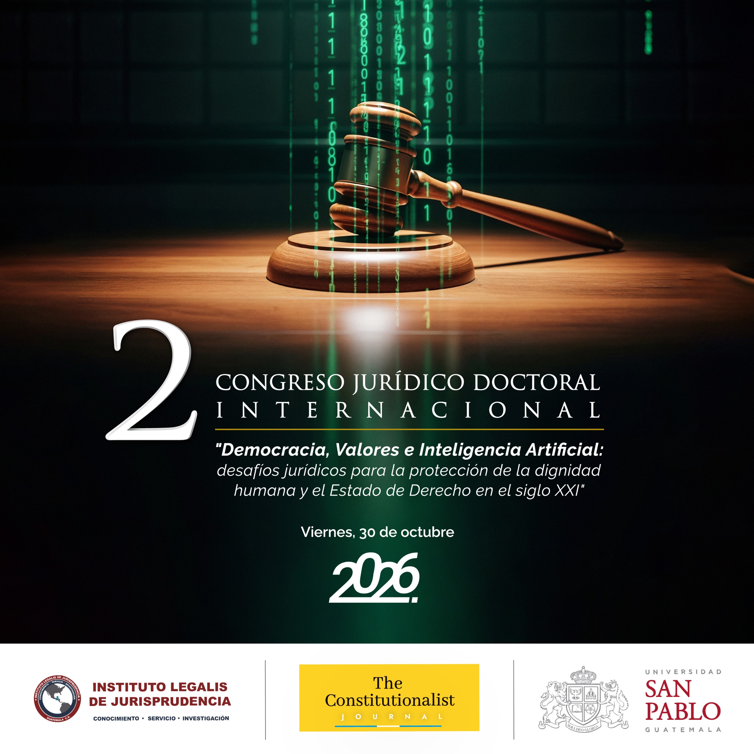 Póster del 2 Congreso Jurídico Doctoral Internacional